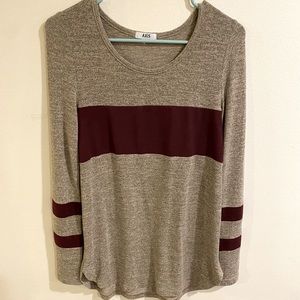 Flared top in size small.